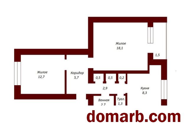 Купить Дмитровичи Купить Квартиру 1984 г. 54,9 м2 2 этаж 2-ная $20000 в городе Дмитровичи