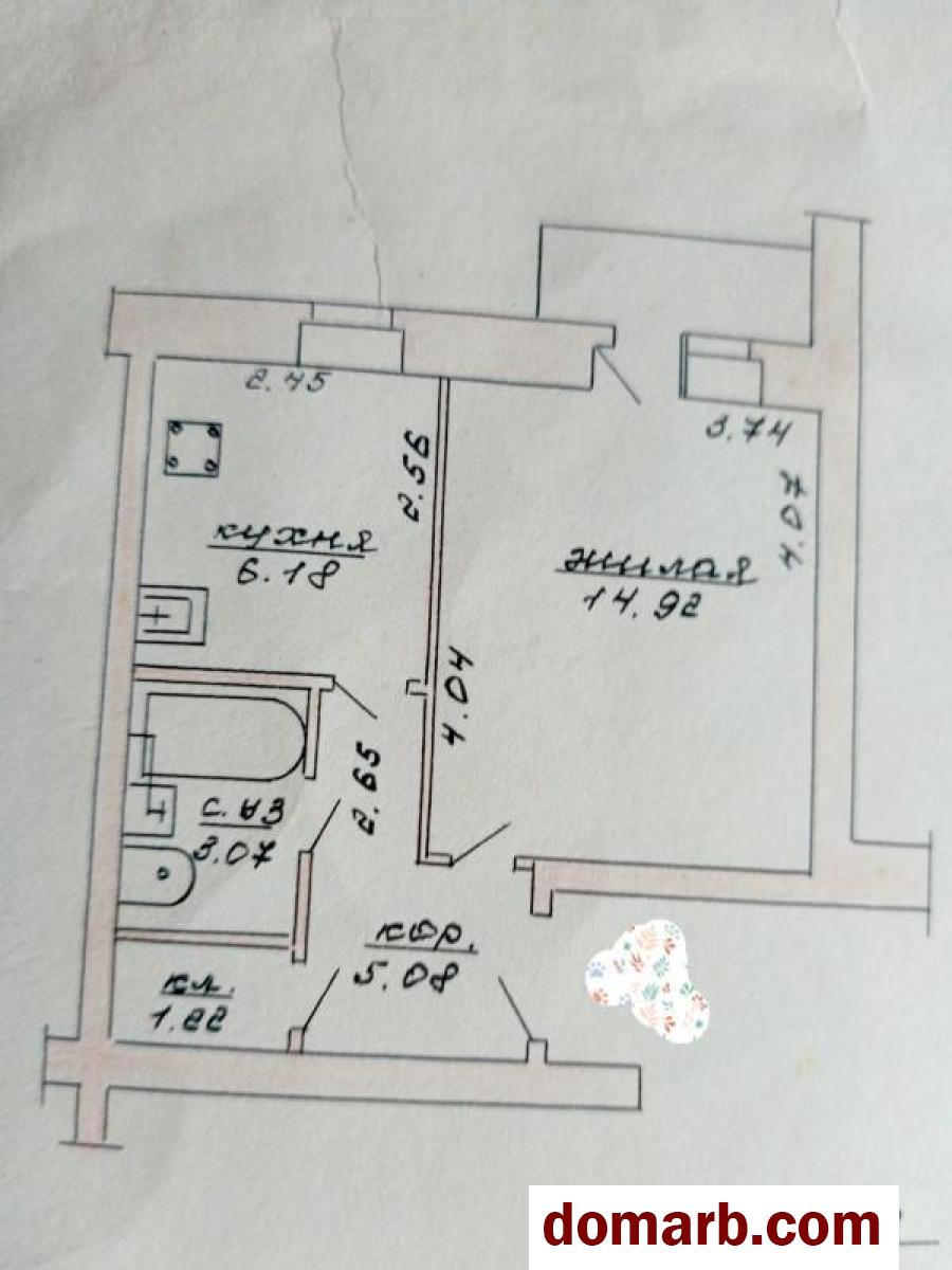 Купить Витебск Купить Квартиру 1988 г. 30.5 м2 1 этаж 1-ная Петруся Б в городе Витебск