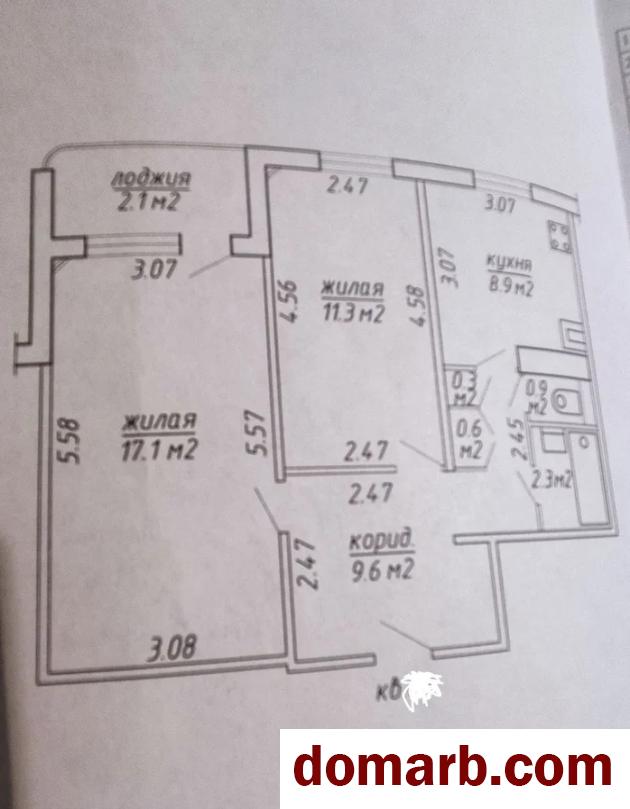 Купить Минск Купить Квартиру 1999 г. 53,1 м2 3 этаж 2-ная Академика Ф в городе Минск