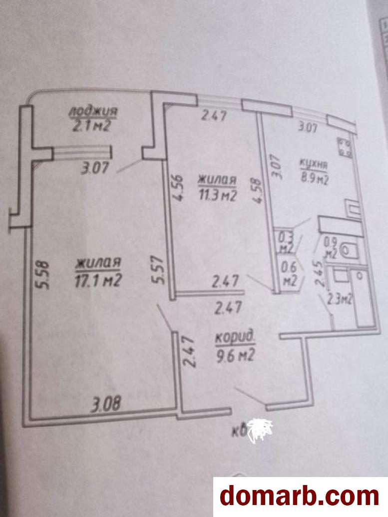 Купить Минск Купить Квартиру 1999 г. 53,1 м2 3 этаж 2-ная Академика Ф в городе Минск