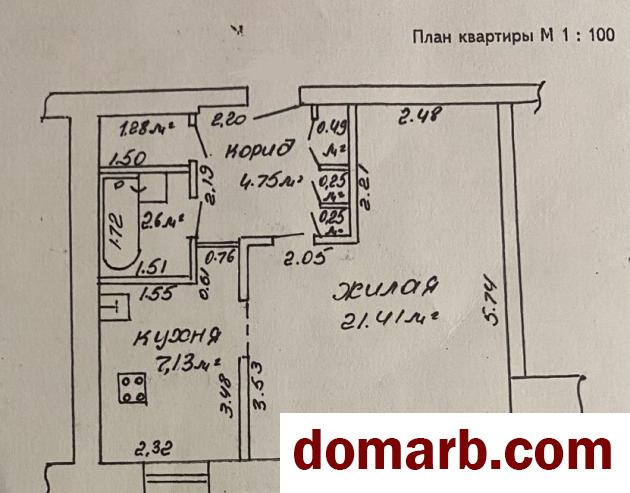 Купить Гомель Купить Квартиру 1989 г. 38,2 м2 3 этаж 1-ная 8-я Иногоро в городе Гомель