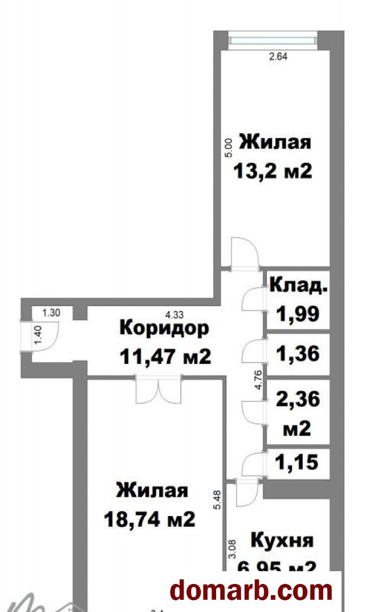 Купить Минск Купить Квартиру 1972 г. 57.22 м2 7 этаж 2-ная Ландера ул. в городе Минск