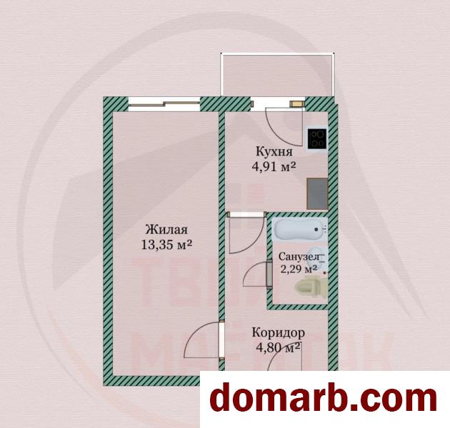 Купить Гомель Купить Квартиру 1977 г. 25,4 м2 3 этаж 1-ная Рабочая ул в городе Гомель