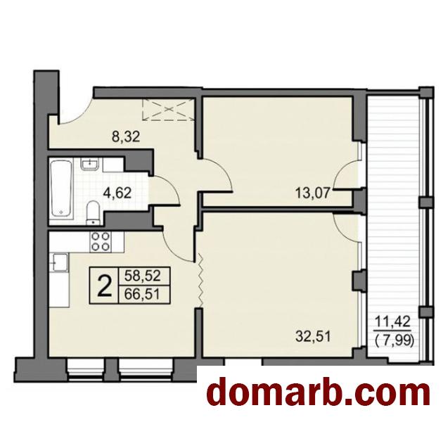 Купить Минск Купить Квартиру 66,5 м2 5 этаж 2-ная Семашко ул ул. $880 в городе Минск