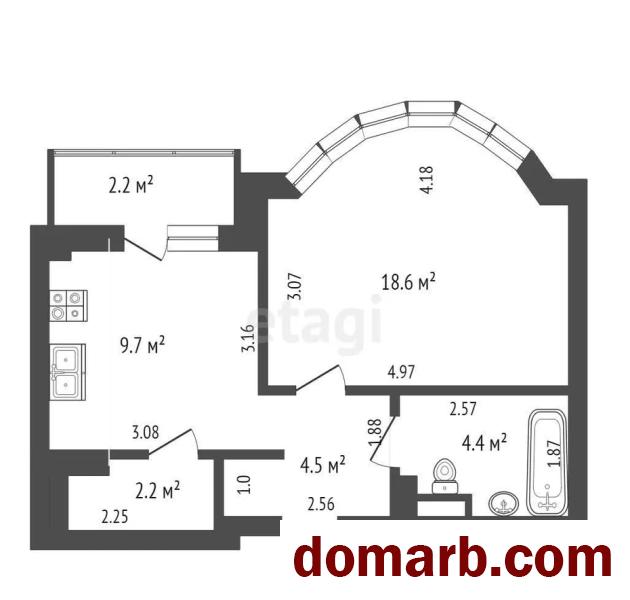 Купить Минск Купить Квартиру 2007 г. 41,6 м2 6 этаж 1-ная Владислава  в городе Минск