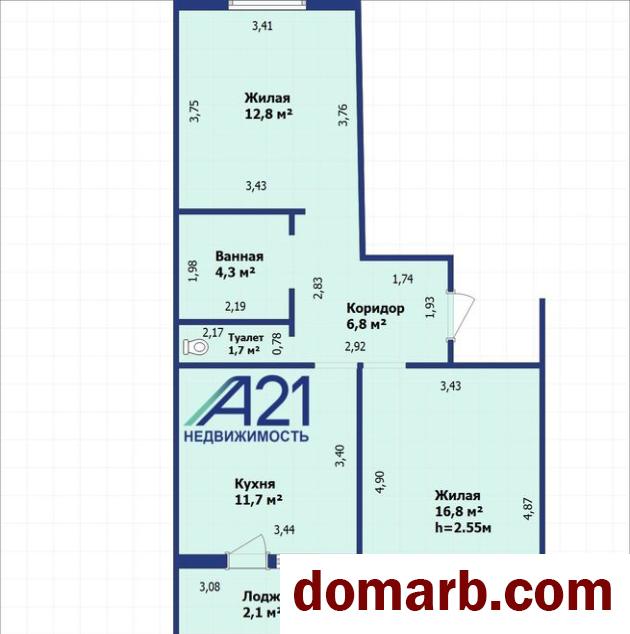 Купить Наровчизна Купить Квартиру 2014 г. 54,1 м2 1 этаж 2-ная $32500 в городе Наровчизна