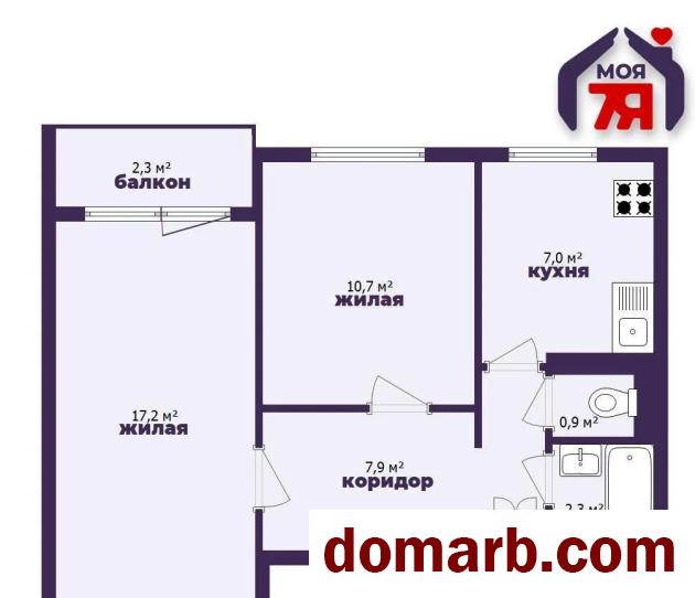 Купить Солигорск Купить Квартиру 1997 г. 46,4 м2 5 этаж 2-ная Спорти в городе Солигорск