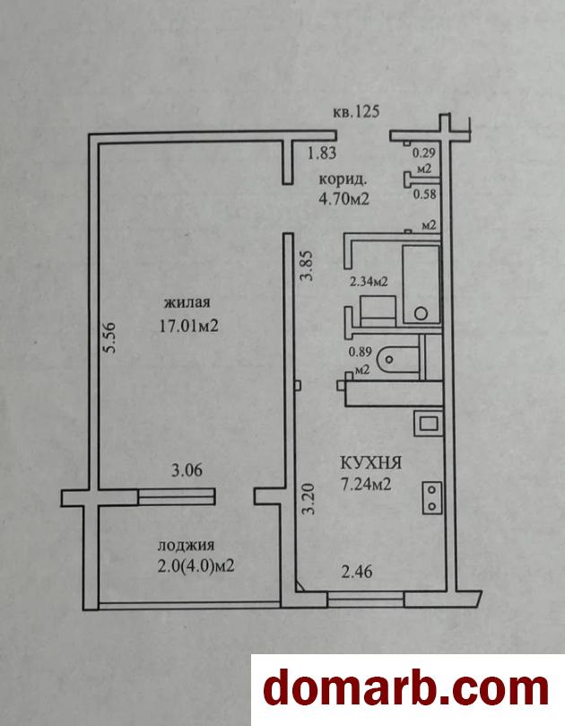 Купить Минск Купить Квартиру 1974 г. 33,1 м2 6 этаж 1-ная проспект Ро в городе Минск