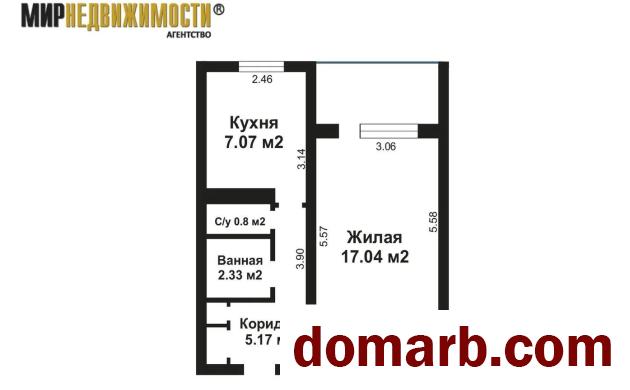 Купить Минск Купить Квартиру 1983 г. 33,3 м2 1 этаж 1-ная Платонова у в городе Минск