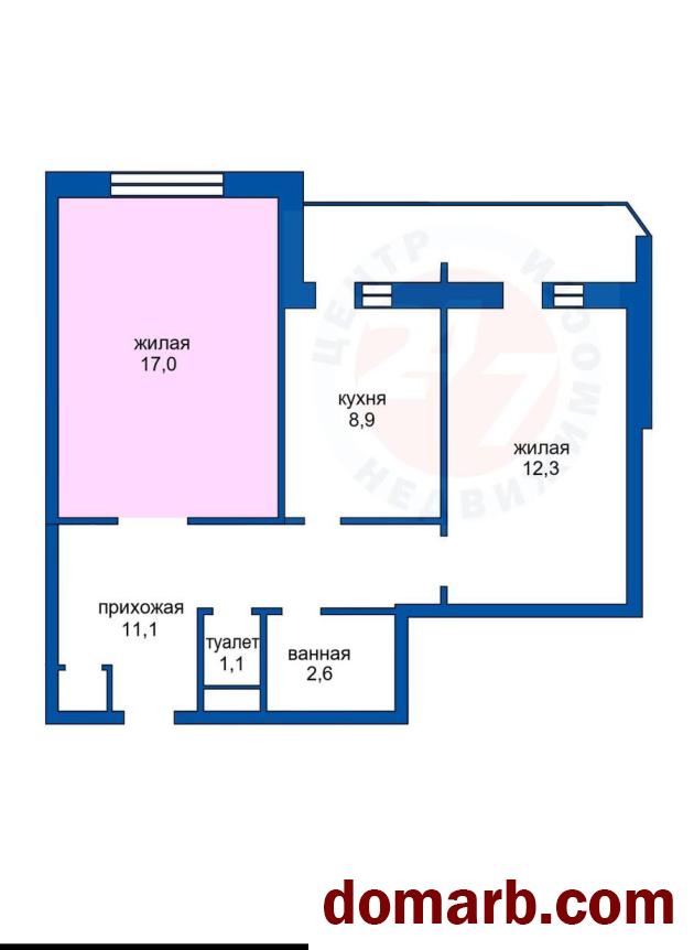 Купить Борисов Купить Комнату 1990 г. 57 м2 8 этаж 2-ная Трусова ул.  в городе Борисов