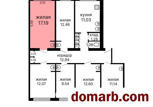 Купить Минск Купить Комнату 1963 г. 104.81 м2 1 этаж 1-ная Академичес� в городе Минск