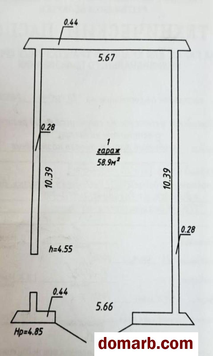Купить Витебск Купить Гараж 2001 г. 58.9 м2 Гагарина ул. $15000 в городе Витебск