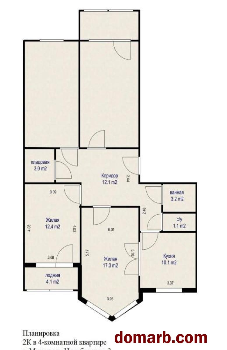 Купить Минск Купить Квартиру 2011 г. 93.4 м2 1 этаж 4-ная Налибокска� в городе Минск