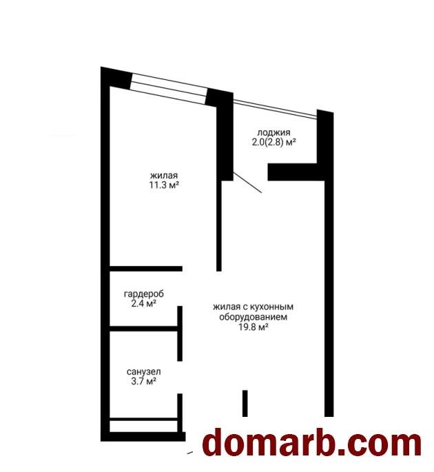 Купить Минск Купить Квартиру 2025 г. 37.2 м2 2 этаж 2-ная Леонида Щем в городе Минск
