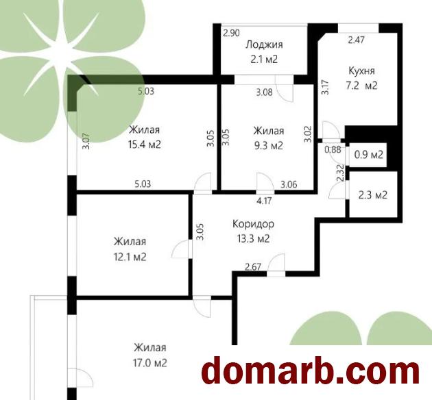 Купить Минск Купить Квартиру 2000 г. 81.8 м2 9 этаж 4-ная Панченко ул в городе Минск