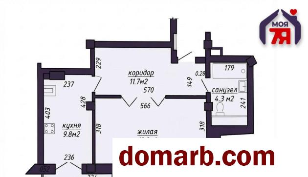Купить Минск Купить Квартиру 2013 г. 46.7 м2 8 этаж 1-ная Ротмистров� в городе Минск