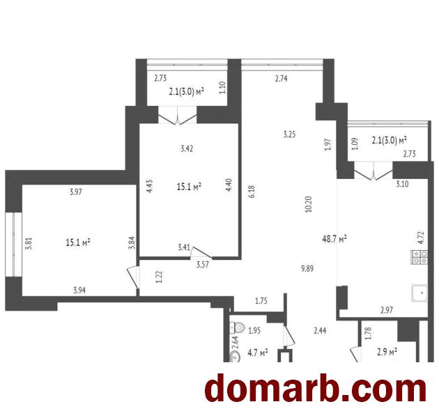 Купить Минск Купить Квартиру 2021 г. 90.7 м2 5 этаж 3-ная Ильянская у в городе Минск