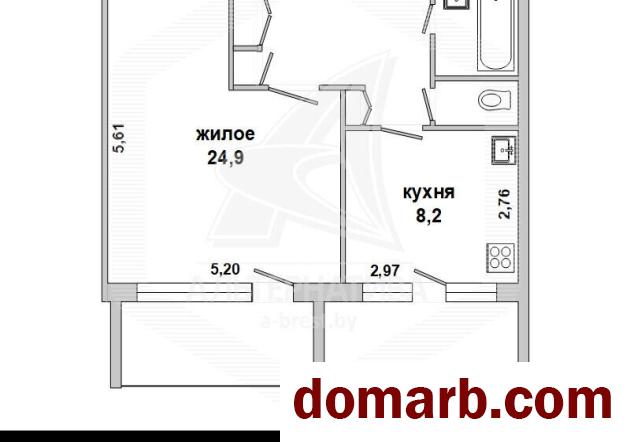 Купить Брест Купить Квартиру 1985 г. 44.7 м2 1 этаж 1-ная Дворникова  в городе Брест