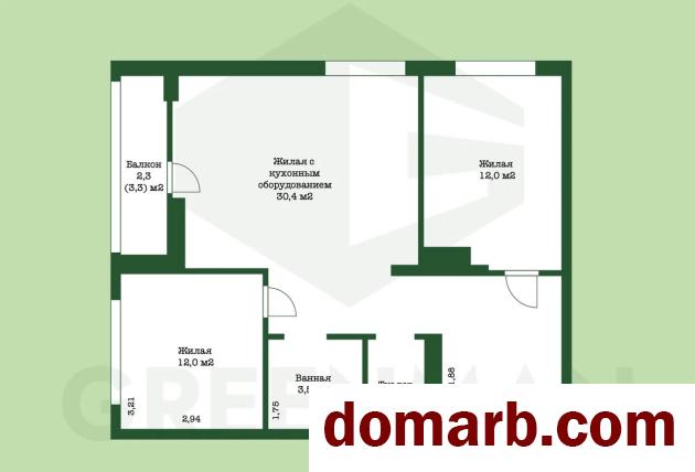 Купить Минск Купить Квартиру 2023 г. 62.5 м2 22 этаж 3-ная Игоря Луче� в городе Минск