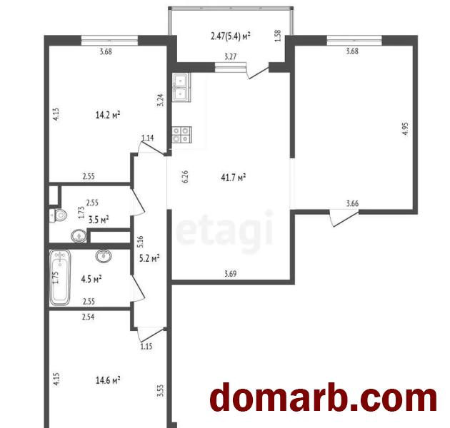 Купить Колодищи Купить Квартиру 2025 г. 86.4 м2 3 этаж 4-ная Лавандо� в городе Колодищи