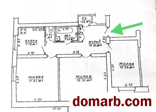 Купить Беларусь Купить Квартиру 1953 г. 76.1 м2 2 этаж 3-ная Минск ул в городе Беларусь