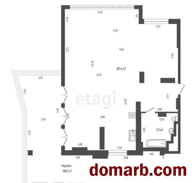 Купить Минск Купить Квартиру 2018 г. 108.7 м2 20 этаж 3-ная Мстиславц� в городе Минск