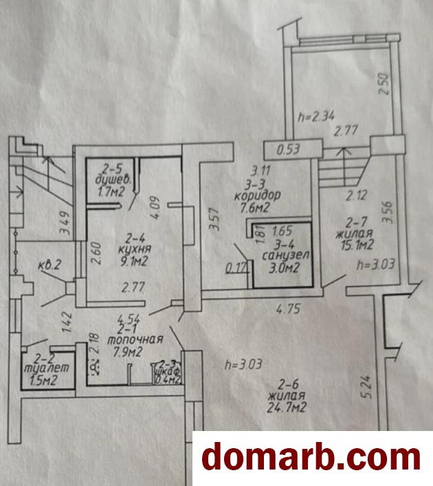 Купить Минск Купить Квартиру 1964 г. 60.4 м2 1 этаж 2-ная Ангарская у в городе Минск