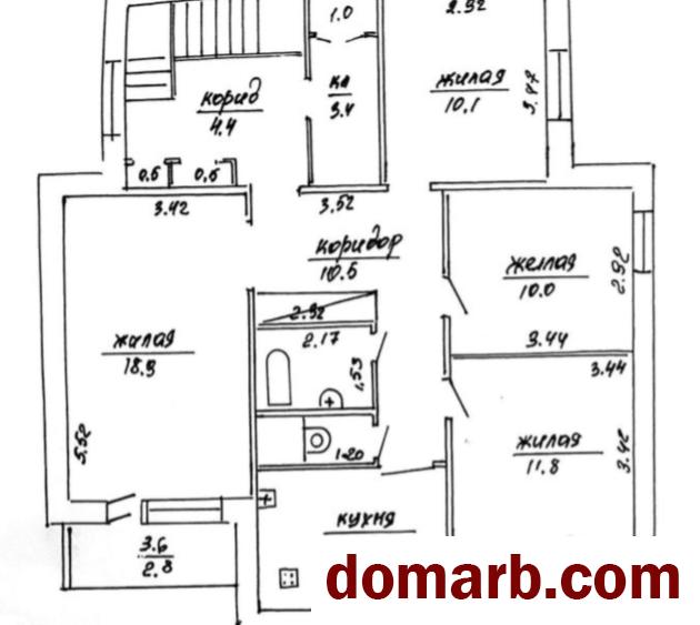 Купить Заречка Купить Дом 1984 г. 92.4 м2 1 этаж 1-ная Новая ул. $6192 в городе Заречка