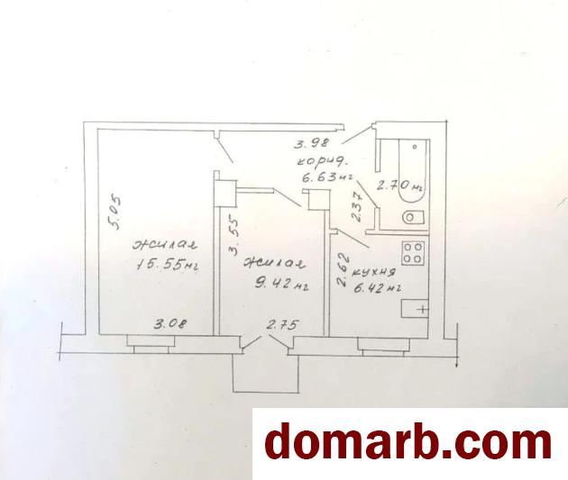 Купить Минск Купить Квартиру 1947 г. 40.7 м2 2 этаж 2-ная Партизанск� в городе Минск