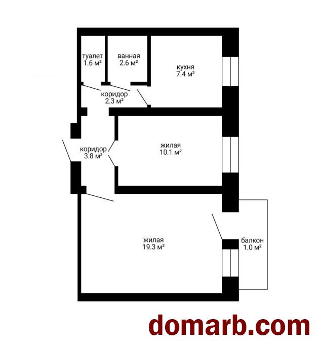 Купить Жодино Купить Квартиру 1958 г. 47 м2 3 этаж 2-ная Жодинская у в городе Жодино