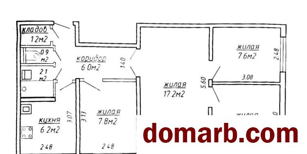 Купить Минск Купить Квартиру 1967 г. 58.2 м2 1 этаж 4-ная Голодеда ул в городе Минск