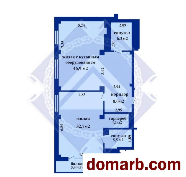 Купить Минск Купить Квартиру 2010 г. 103.4 м2 2 этаж 2-ная Игуменский в городе Минск