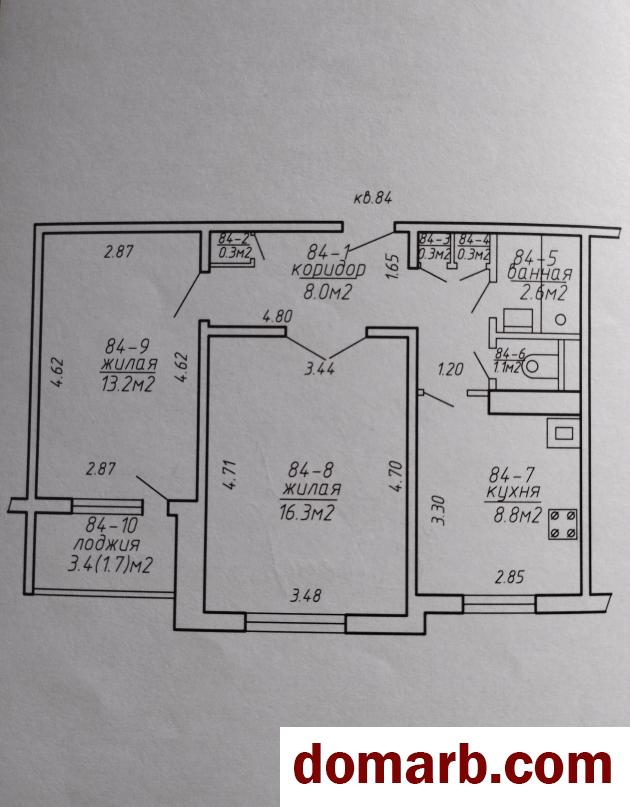 Купить Минск Купить Комнату 1981 г. 50.9 м2 1 этаж 2-ная Рокоссовско� в городе Минск