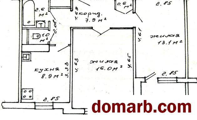Купить Минск Купить Комнату 1990 г. 52.2 м2 6 этаж 2-ная Украинки ул.  в городе Минск