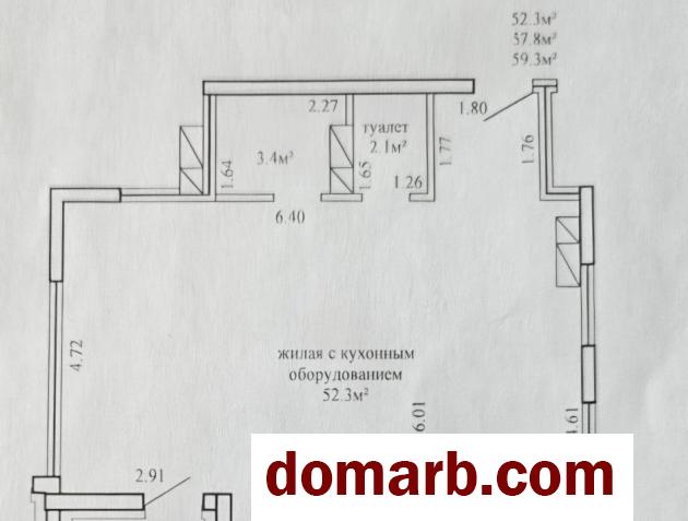 Купить Минск Купить Квартиру 2023 г. 59.3 м2 15 этаж 2-ная Савицкого � в городе Минск
