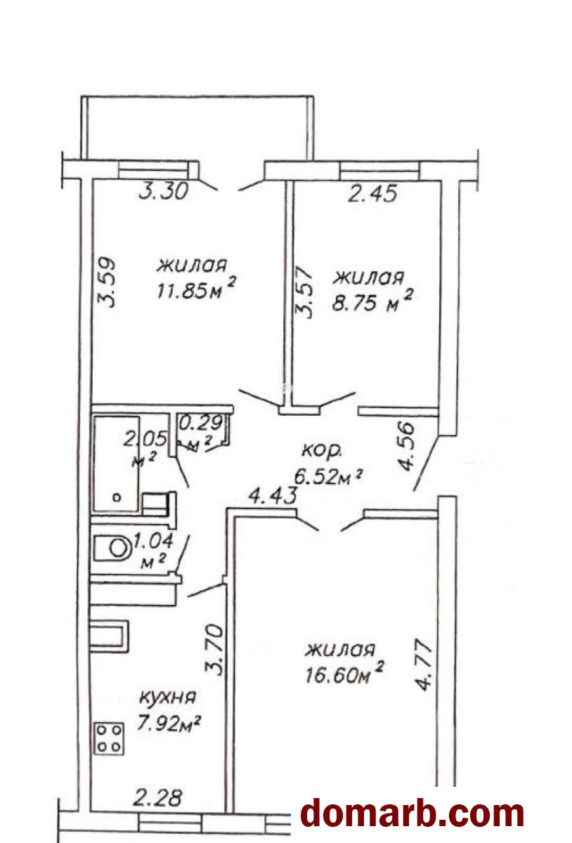 Купить Минск Купить Квартиру 1972 г. 56.12 м2 5 этаж 3-ная Притыцкого в городе Минск