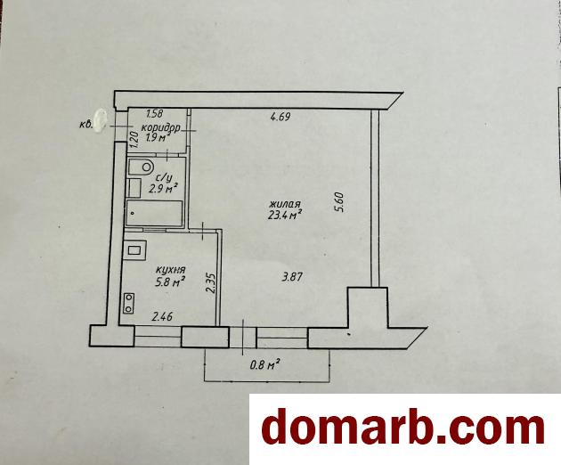 Купить Минск Купить Квартиру 1964 г. 34.8 м2 4 этаж 1-ная Люксембург  в городе Минск