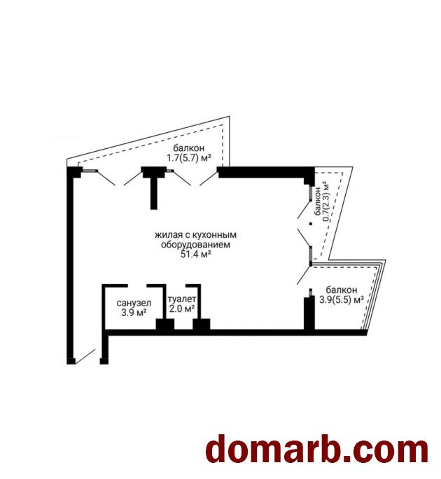 Купить Минск Купить Квартиру 2025 г. 57.3 м2 15 этаж 3-ная Игоря Луче� в городе Минск