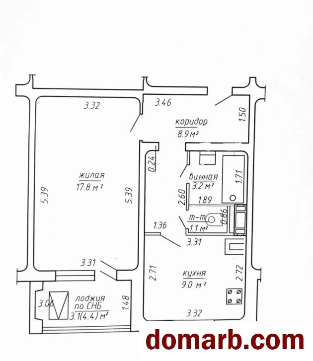 Купить Минск Купить Квартиру 2010 г. 43.1 м2 6 этаж 1-ная Аладовых ул в городе Минск