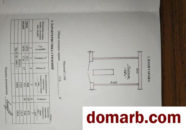 Купить Гродно Купить Гараж 17 м2 Пушкина ул ул. $9350 в городе Гродно