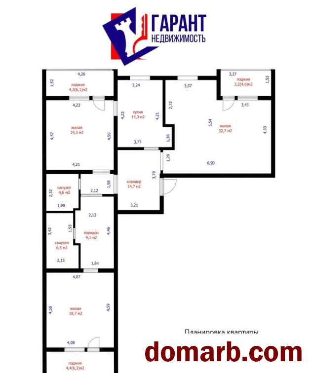 Минск Купить Квартиру 2009 г. 131.8 м2 10 этаж 3-ная Тургенева 