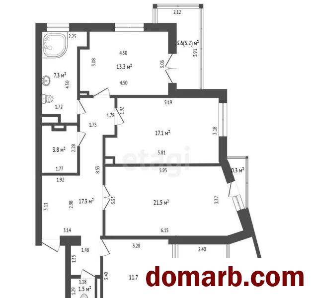 Купить Минск Купить Квартиру 2010 г. 102.7 м2 2 этаж 3-ная Беды ул. 45 у в городе Минск