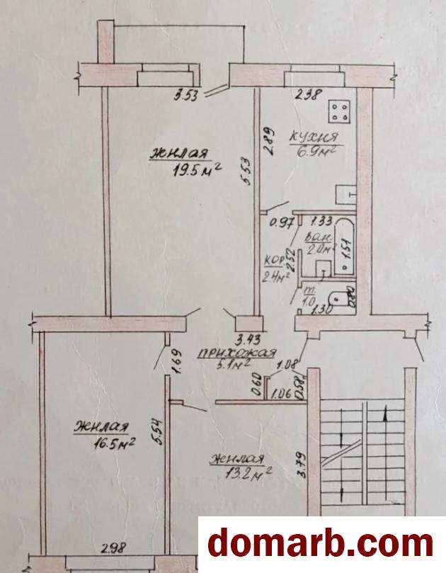 Купить Сорочи Купить Квартиру 1973 г. 67.2 м2 2 этаж 3-ная Советская  в городе Сорочи