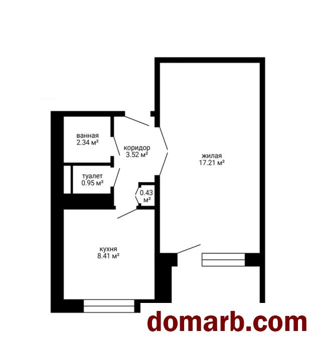 Купить Минск Купить Квартиру 1980 г. 32.9 м2 2 этаж 1-ная Асаналиева  в городе Минск
