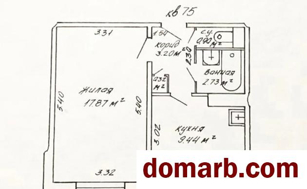 Купить Минск Купить Квартиру 1981 г. 34.5 м2 1 этаж 1-ная Широкая ул.  в городе Минск