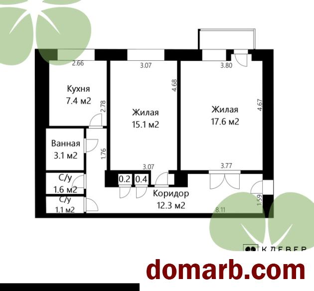 Купить Минск Купить Квартиру 1958 г. 59.3 м2 4 этаж 2-ная Коласа ул. $1 в городе Минск