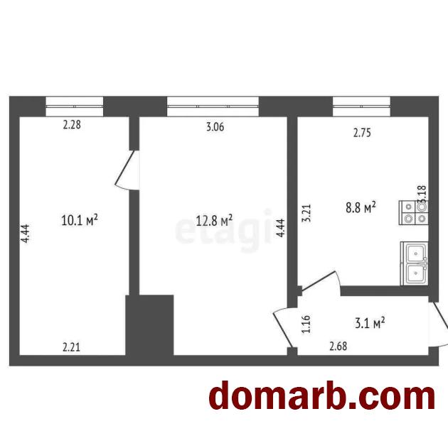 Купить Равнополье Купить Квартиру 1968 г. 34.8 м2 1 этаж 2-ная Колхо� в городе Равнополье