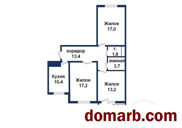 Купить Брест Купить Квартиру 2018 г. 76.8 м2 8 этаж 3-ная Гвардейска� в городе Брест