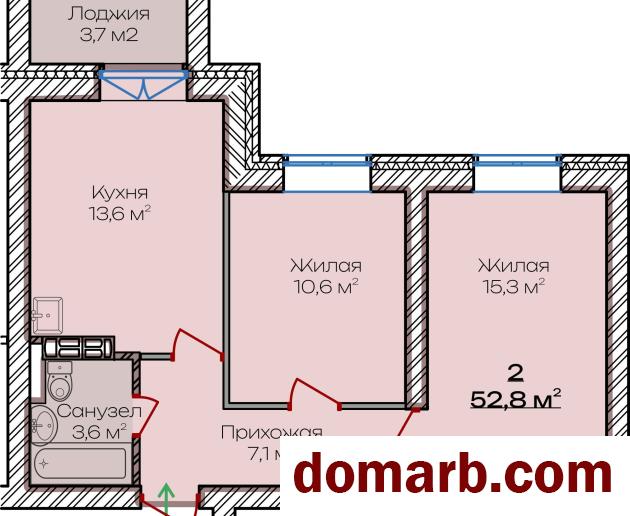 Купить Смолевичи Купить Квартиру 2027 г. 52.8 м2 4 этаж 2-ная Лисья Г в городе Смолевичи