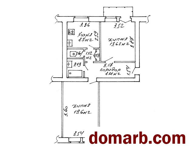 Купить Минск Купить Квартиру 1961 г. 56.8 м2 3 этаж 2-ная Независимо� в городе Минск